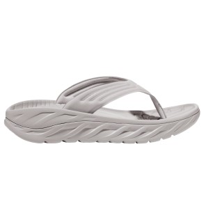 Hoka Ora Recovery Flip lunar rock / white