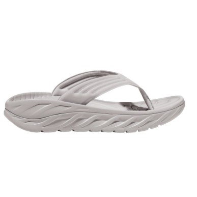 Hoka Ora Recovery Flip lunar rock / white