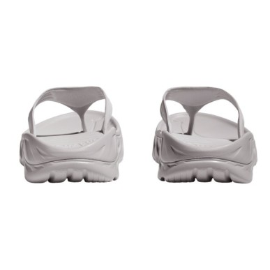 Hoka Ora Recovery Flip lunar rock / white