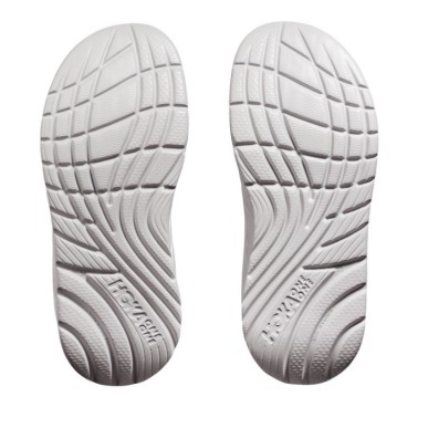 Hoka Ora Recovery Flip lunar rock / white