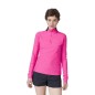 Rossignol Melange LS 1/2 Zip Femme cerise pink