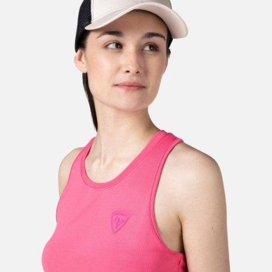 Rossignol Plain Tank Femme cerise pink