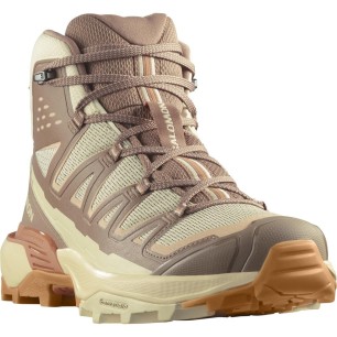 Salomon X Ultra 360 Edge Mid GTX Femme shortbread / raw umber / prairie sunset