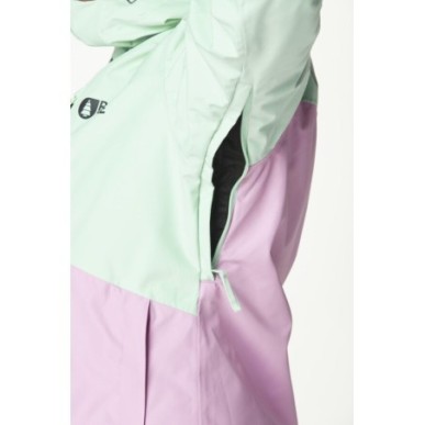 Picture Seen jacket femme silt green acid lime orchid