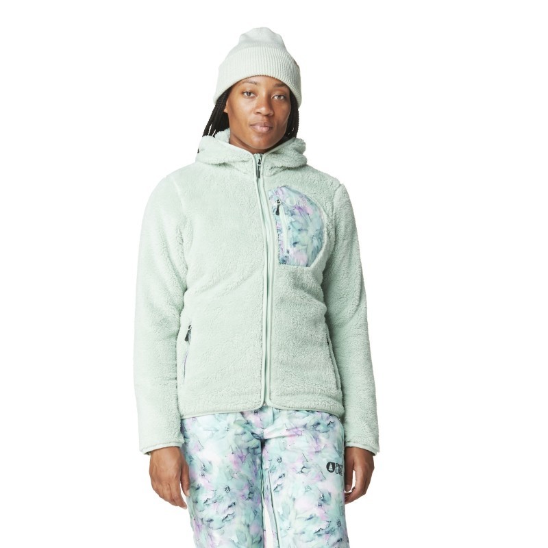 Picture Izimo FZ Fleece Femme silt green