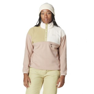 Picture Arcca 1/4 Fleece Femme roebuck hemp vanilla