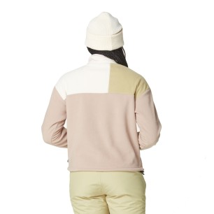 Picture Arcca 1/4 Fleece Femme roebuck hemp vanilla