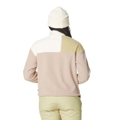 Picture Arcca 1/4 Fleece Femme roebuck hemp vanilla