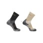 Salomon Socks X Ultra Access Crew Pack X2 bleached sand / black