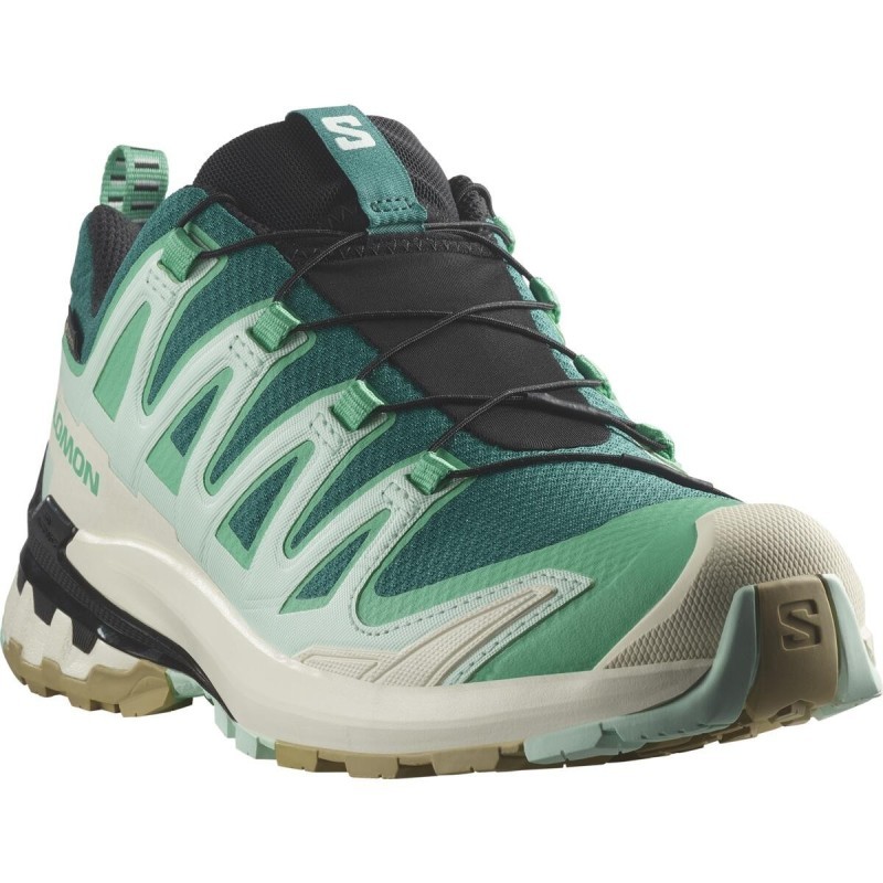 Salomon XA PRO 3D V9 GTX Femme deep lake / electric green / vanilla ice