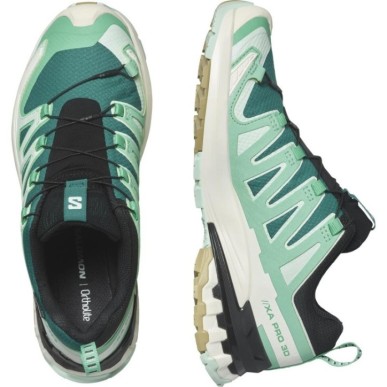 Salomon XA PRO 3D V9 GTX Femme deep lake / electric green / vanilla ice