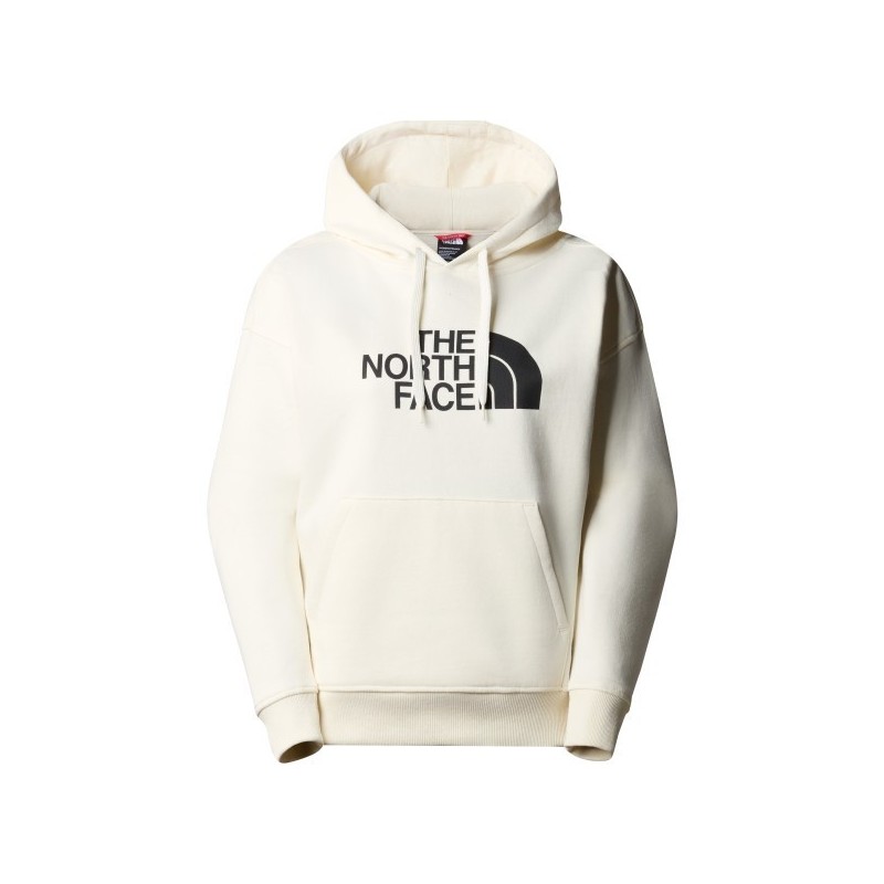 The North Face Drew Peak Pull Hood Femme white dune