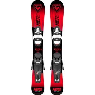Rossignol HERO KID PRE-DRILLED + Team 4 GW Black