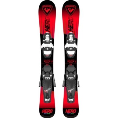 Rossignol HERO KID PRE-DRILLED + Team 4 GW Black
