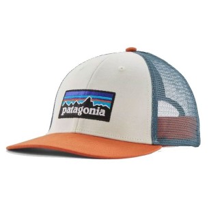 Patagonia P-6 Logo Lopro Trucker Hat white / redtail rust