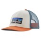 Patagonia P-6 Logo Lopro Trucker Hat white / redtail rust