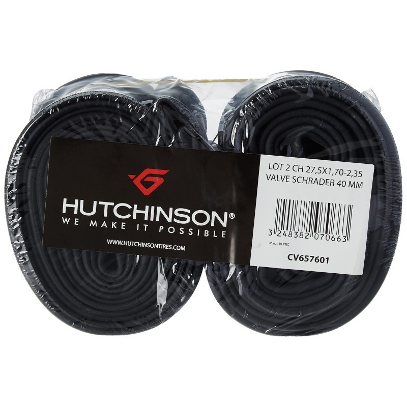 Hutchinson chambre 27.5 x 1.7-2.35 VF Schrader lot de 2