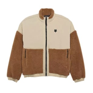 Fox Survivalist Sherpa Full Zip Femme walnut brown