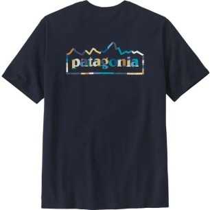 Patagonia Unity Fitz Responsibili Tee new navy