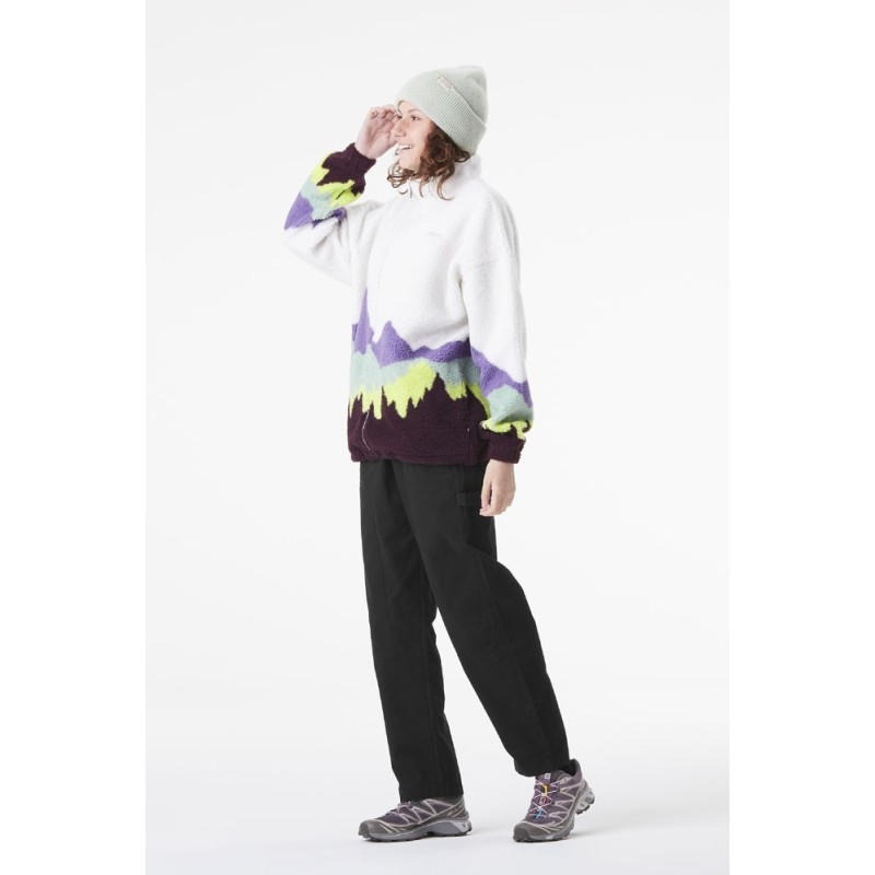 Picture Nyss Zip Fleece Femme purple mountains