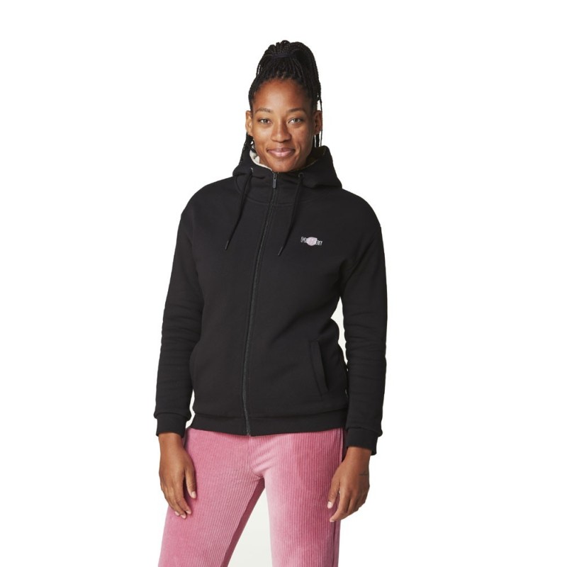 Picture Glimma Plush Zip Hoodie Femme black