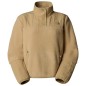 The North Face Cragmont Fleece 1/4 Snap Femme khaki stone