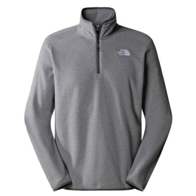 The North Face 100 Glacier 1/4 Zip grey heather
