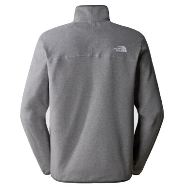 The North Face 100 Glacier 1/4 Zip grey heather