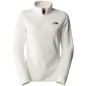 The North Face 100 Glacier 1/4 Zip Femme white dune