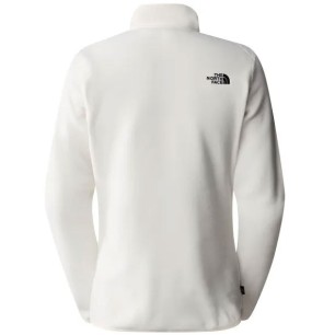 The North Face 100 Glacier 1/4 Zip Femme white dune