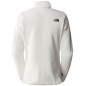 The North Face 100 Glacier 1/4 Zip Femme white dune