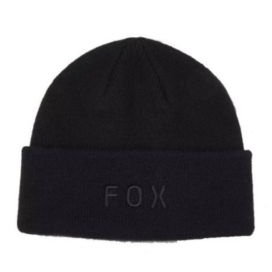 Fox Wordmark Beanie black