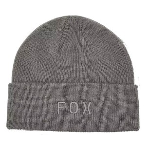Fox Wordmark Beanie pewter grey