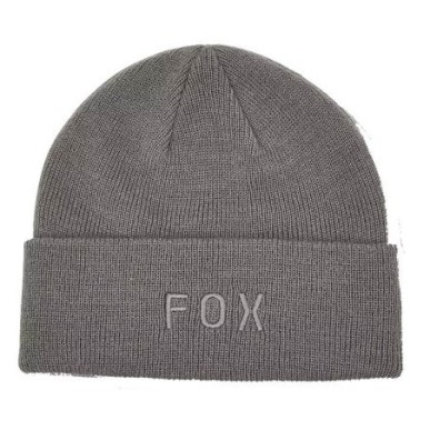 Fox Wordmark Beanie pewter grey