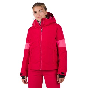 Rossignol Wispile Puffy Jacket Femme ruby red