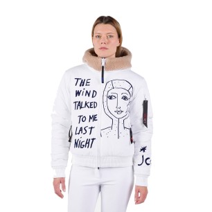 Rossignol Yeti Fleecy Bomber Jacket Femme white