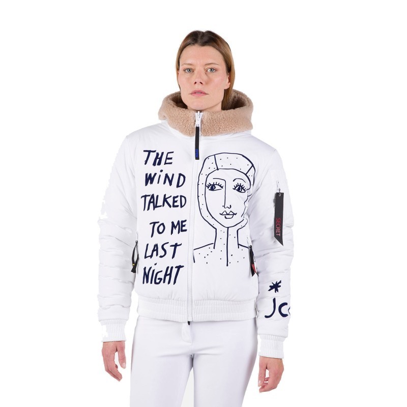 Rossignol Yeti Fleecy Bomber Jacket Femme white