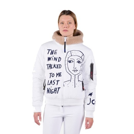 Rossignol Yeti Fleecy Bomber Jacket Femme white