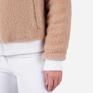 Rossignol Yeti Fleecy Bomber Jacket Femme white