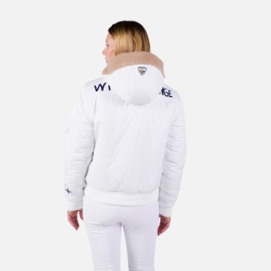 Rossignol Yeti Fleecy Bomber Jacket Femme white