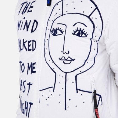 Rossignol Yeti Fleecy Bomber Jacket Femme white