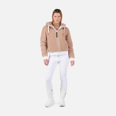 Rossignol Yeti Fleecy Bomber Jacket Femme white