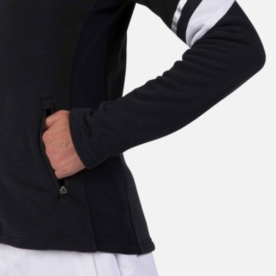 Rossignol Strawpile Fleece FZ Femme black