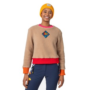 Rossignol JCC Lumy Fleece Sweat Femme beige mountain