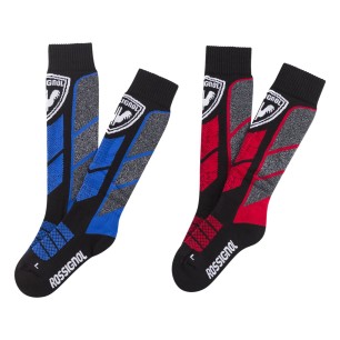 Rossignol Thermotech 2 Paires Chaussettes Enfant black