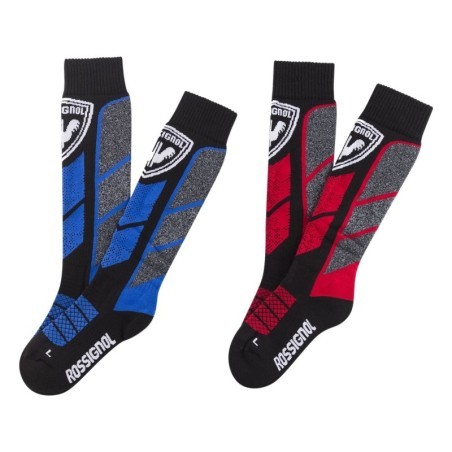 Rossignol Thermotech 2 Paires Chaussettes Enfant black