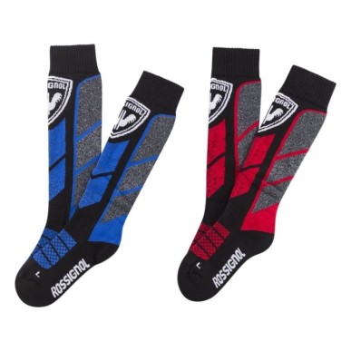 Rossignol Thermotech 2 Paires Chaussettes Enfant black