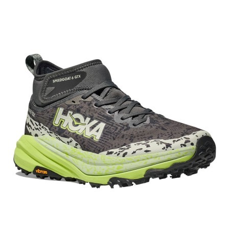 Hoka Speedgoat 6 Mid GTX outer orbit / lettuce
