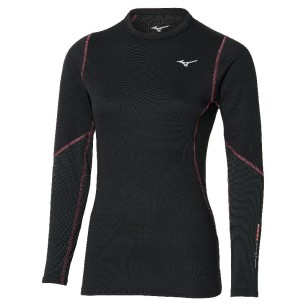 Mizuno Merino Wool Crew Femme black / violet quartz
