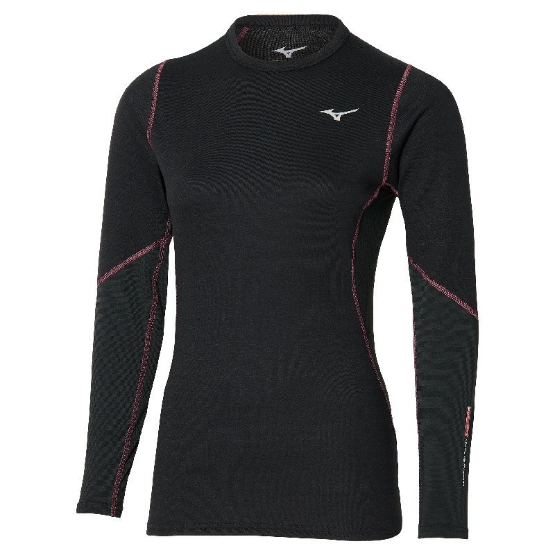 Mizuno Merino Wool Crew Femme black / violet quartz